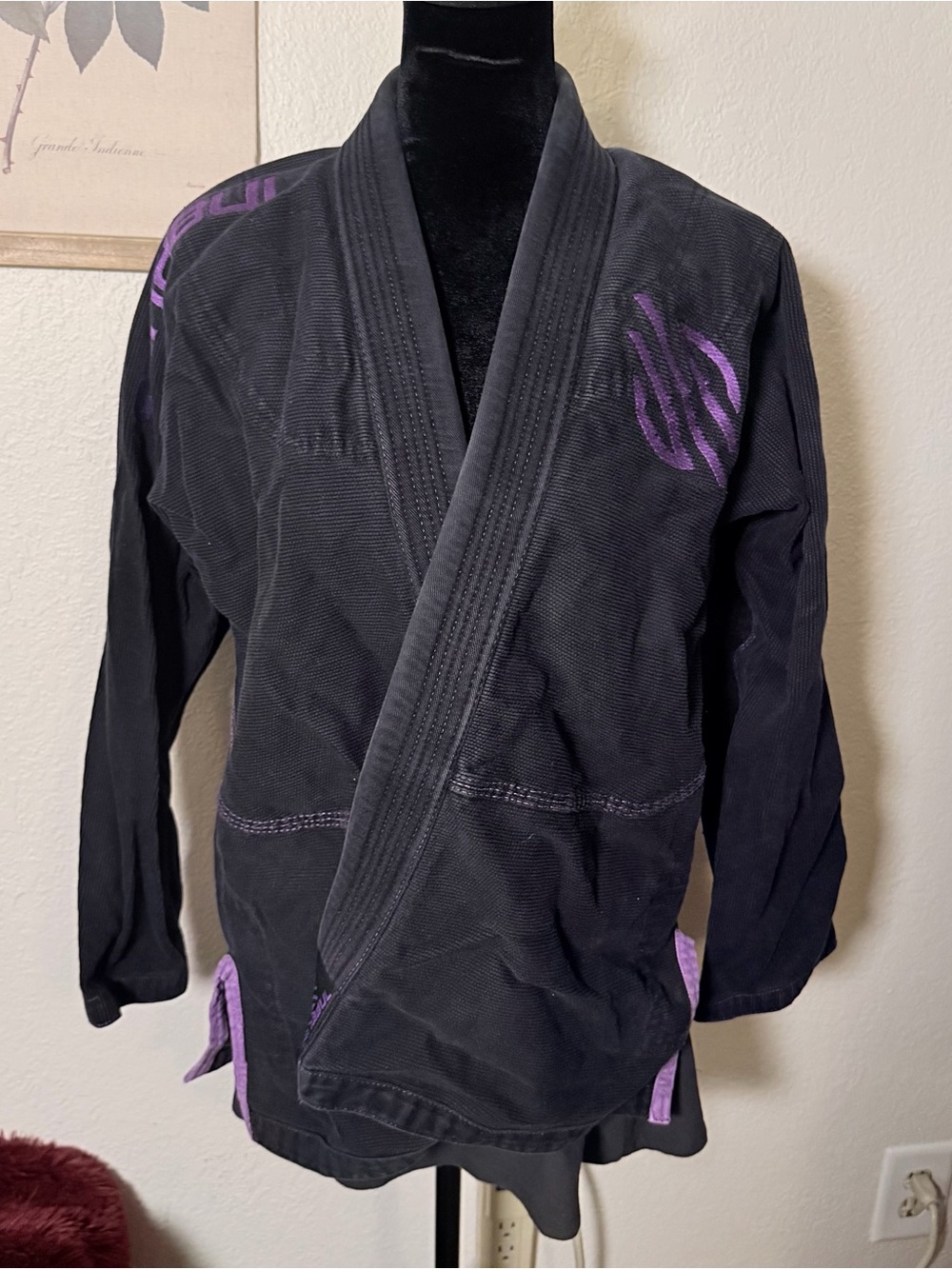 Black and Purple Jiu-Jitsu Gi Jacket